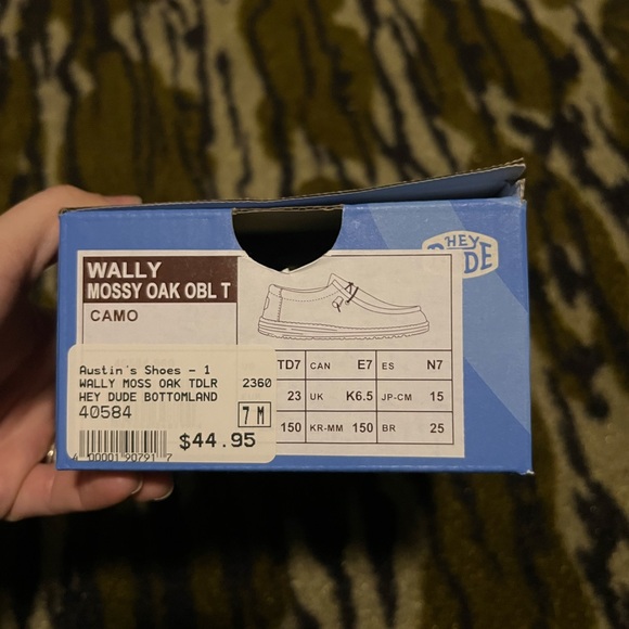 Toddler 7 Hey Dudes Bottomland Camo - Picture 3 of 5